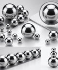 0.5kg Bulk 304 Stainless Steel Balls Heavy Duty Pro Grade Precision Bearing Spheres Ranging From 2mm To 5mm Rust Resistant Agitator Beads for assorted sizes