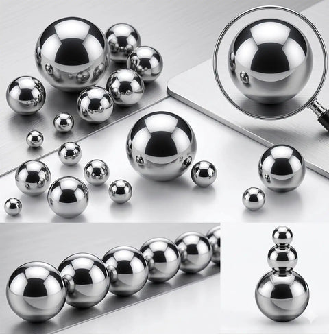 0.5kg Bulk 304 Stainless Steel Balls Heavy Duty Pro Grade Precision Bearing Spheres Ranging From 2mm To 5mm Rust Resistant Agitator Beads for assorted sizes