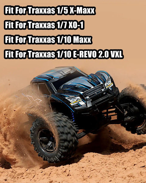 Traxxas off-road vehicle showcasing compatibility with Beefed Up Hardened Steel Spur Gear Set With 18T 20T And 22T Pinions.