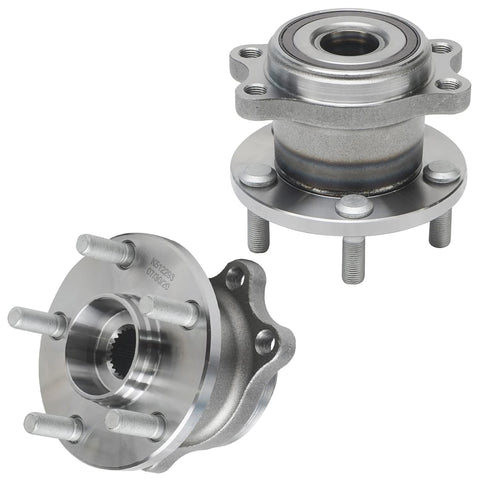 Rear Wheel Bearing Hubs Kit For 2005-2009 Subaru Legacy And Outback ABS Models Includes 2 Rear Hub Assemblies And 2 Sway Bar End Links Replacement For Smooth Dependable Performance