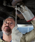 Mechanic using Magnetic Pickup Tool Telescoping Pocket Clip Extendable Magnet Pen For Mechanics in tight engine space