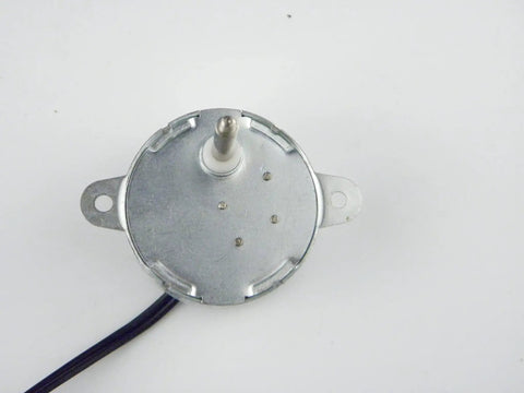 Top view of 12V AC Synchronous Motor for Fiber Optic Color Wheel CW CCW, 35mm Shaft TYZ42 Replacement.