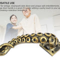 Dope Octopus Resin Door Handle, Vintage Bronze Cupboard Furniture Pull, Heavy Duty Steampunk Style Decor For Indoor And Outdoor Doors