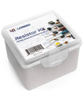 Massive 1200 Piece Resistor Assortment Kit With 38 Values, 1/4W 1% Metal Film Resistors, ROHS Compliant Box