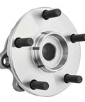 Pair Front Wheel Bearing And Hub Assembly Fits 2017 2018 Toyota Corolla iM, 2006 2012 RAV4, 2012 2018 Prius V, 5-bolt view