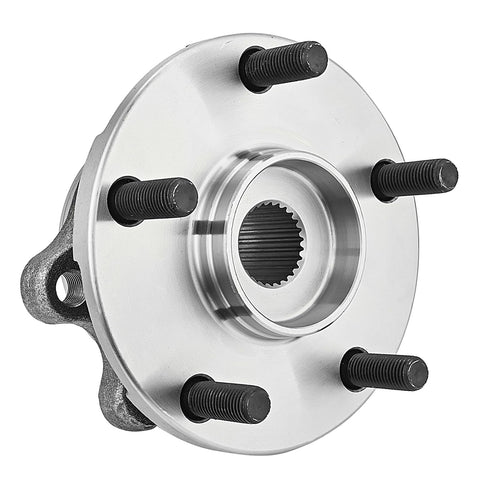 Pair Front Wheel Bearing And Hub Assembly Fits 2017 2018 Toyota Corolla iM, 2006 2012 RAV4, 2012 2018 Prius V, 5-bolt view