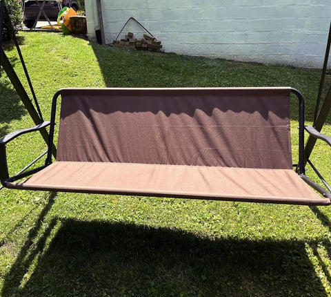 Heavy Duty 600D Patio Swing Seat Cover Replacement For 3 Seater Outdoor Swing Cushions Waterproof UV Fade Resistant Rugged Protection for Frame 63x22x22 Inch One Piece Design