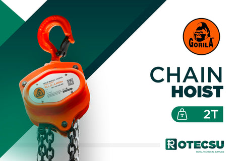 Workhorse Heavy Duty Hand Chain Hoist 4400 Lbs 10 Ft Lift With 2 Heavy Duty Hooks And Forged Locks For Tight Spaces And Tough Jobs