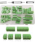 Must Have Breadboard Friendly 2.54mm 0.1 Inch Pitch Mini PCB Mount Screw Terminal Block Connector Set With 2P 3P 4P 5P 6P 8P Options