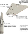 Skeg Guard For Alpha One Gen 2 Boats Protects Against Ramp Drag And Wear Corrosion Heavy Duty Marine Grade Stainless Steel Direct OEM Replacement 27031 Fits Mercury MerCruiser 1991 To Present with installation kit