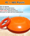Throwable Life Saver Disc With Easy Grip And Rescue Rope For Water And Ice Emergencies on sandy beach