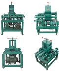 Heavy Duty Electric Pipe Bender For Greenhouse Square And Round Tube Bending cold forming machine viewed from multiple angles.