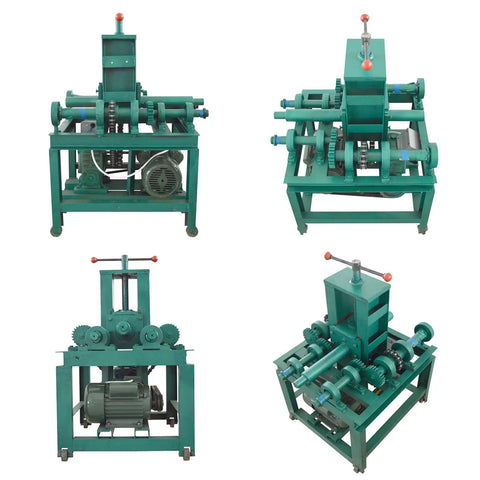 Heavy Duty Electric Pipe Bender For Greenhouse Square And Round Tube Bending cold forming machine viewed from multiple angles.