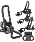 Four Pack Heavy Duty Toggle Latch Clamps 4003 Style Quick Release Hasp Locks 1320 Lbs Holding Capacity Black Metal Latches