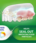 Illustration of Strong All Day Hold Denture Adhesive Cream With Food Seal For Comfort Flavor Free and Zinc Free 2.4 Oz Tubes 4 Pack