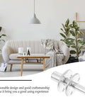 Five Sets Thick Bed Post Connector Screws Kit For Sofa Legs Cabinet Legs and Furniture Feet Heavy Duty Iron Hardware Silver