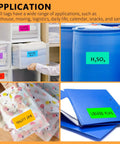 Color Code 3x5 Inch Fluorescent Rectangle Labels 8 Bright Colors for Envelopes Files Inventory and Home Office Organization 240 Labels