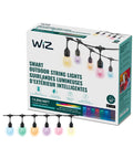 Product box for 48Ft Color Changing Outdoor String Lights With Weatherproof Design No Fuss Adapter Included Control Via Connected App