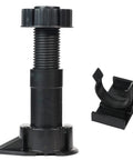 12 Pack Cabinet Leveler Legs With 330 Lb Capacity Adjustable From Four To Five And One Tenth Inches Heavy Duty Plastic Furniture Supports