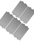 Set Of 5 Microwave Waveguide Cover Plates With Mica Sheets For Home Use, Heat Resistant And High Temperature Insulation, gray sheets