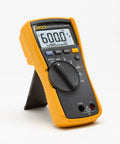 Electrician's Multimeter With Auto Volt AC DC Voltage Selection, Low Input Impedance, LED Backlit Display, Pro Grade Handheld Tool