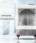 Don't Sweat The Heat With This Portable Evaporative Air Cooler featuring three wind speeds and 12m air supply distance.