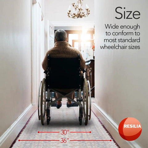 Deluxe Clear Vinyl Floor Runner For Deep Pile Carpets Heavy Duty Non Slip Stain Resistant Waterproof Carpet Protector 36 Inch Wide And 6 Feet Long Made In The USA