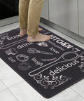 Washable Anti Fatigue Kitchen Mat 17 By 29 Inch Cushioned Foam Runner With Non Slip Ergonomic Comfort For Standing Low Profile Floor Pad Farmhouse Style Chef Kitchen Rug