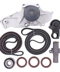 All In One Timing Belt Kit With Water Pump For Honda Accord 2003 2017 includes pulleys, tensioners, gasket, belt, and seals