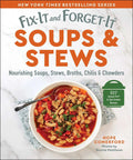 Hearty Homestyle Soups And Stew Cookbook Featuring Darn Tasty Chili Chowder And Savory Broth Recipes Designed For Instant Pot And Slow Cooker One Pot Meals with colorful bean stew in a bowl.