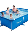 Steel Pro Deluxe Splash Frame Above Ground Pool For Endless Summer Fun In The Backyard, Durable Steel Frame, Easy Setup
