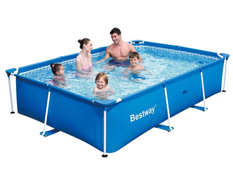Steel Pro Deluxe Splash Frame Above Ground Pool For Endless Summer Fun In The Backyard, Durable Steel Frame, Easy Setup