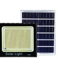JUDYSSY Solar Garden Outdoor Lights 300W, 400W, Solar Flood Light Led Street L, Black, IP67 rated solar light with panel.