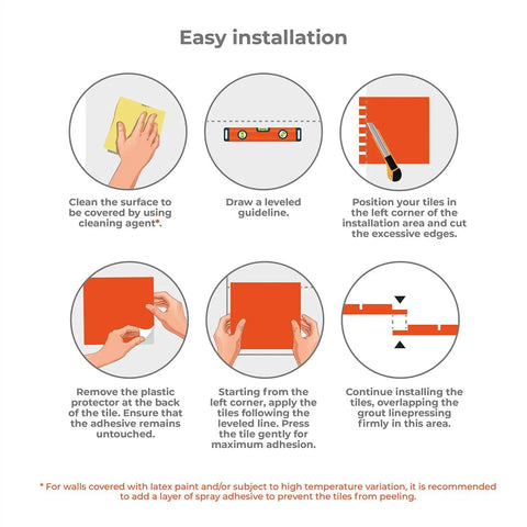 Easy installation process for Super Easy Peel And Stick Glossy White Subway Tile Stickers That Are Heat And Water Resistant Perfect For A Killer Kitchen Backsplash Makeover Or Bathroom Walls Eco Friendly Design That Never Turns Yellow Over Time.