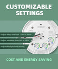 Real Deal Hardwired Pir Ceiling Motion Sensor Switch With 360 Degree Sweep And Auto Light Controls for customizable settings panel
