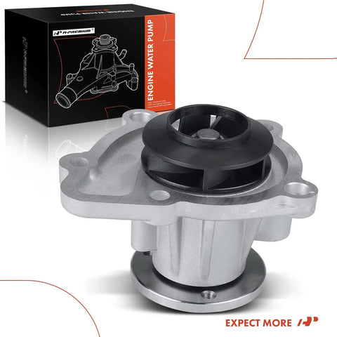 Engine Water Pump With Gasket For 1.8L 2.0L 2.4L DOHC SOHC Four Cylinder Engines, aluminum housing, package box
