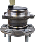 Wheel Hub Bearing Assembly BR930933 for Ford 2012 to 2018, plug and play aftermarket replacement kit, front view with components