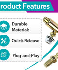 Throttle Disconnect Quick Release Ball Joint Kit With Large And Small Ball Heads For Easy Detach Features Display