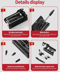 Detailed view of 38 In 1 Bike Repair Kit with chain levers, hex spoke wrench, crank puller, and splitter tool components.