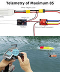 R7FG 7 Channel Gyro Receiver 2.4GHz Telemetry Long Range For RC Cars And Boats with telemetry setup and remote control