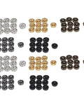 Snap Button Kit 100 Pieces 5mm Mini Metal Snap Fasteners For Doll Clothes Sewing Clothing Repair Skirts And Collars Easy Sew