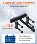Beefed-Up Heavy Duty Yoke Puller Kit For Class 6-8 Trucks And Equipment, Yoke Removal Tool Set For Kenworth Peterbilt Freightliner Mack Volvo with flange bolts