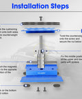 Installation steps for Aluminum RC Car Stand With 360 Degree Rotation Lift And Lower Screw Tray For 1 Eighth To 1 Sixteenth Scale Models