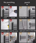 Installation guide for Rotating Towel Rack For Bathroom Kitchen And Balcony, Space Saving Over The Door Towel Holder, Durable Outdoor Poolside Rack, No Fuss Easy Install, Fits Cabinets And Any Decor Style, Sturdy Metal Construction.