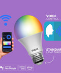 24 Pack WiFi Smart LED Light Bulbs Color Changing RGB Dimmable 800 Lumens 10W A19 60W Equivalent No Hub Needed Works with Alexa and Google Home
