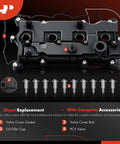Beefed Up Valve Cover Kit With Bolts And Oil Filler Cap For 2.5L QR25DE Nissan Altima 2013 To 2018 Rogue 2014 To 2017