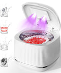 Kickass 3 In 1 Ultrasonic Retainer Cleaner with Degassing Tech and UV Light 360 Degree cleaning for mouth guards