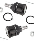 Front Suspension Lower Ball Joint Set 2 Piece For Honda CR-V 2002 2003 2004 2005 2006 2.4L L4 Engine Driver Side And Passenger Side Replacement K80223 Premium Heavy Duty Steel, pair with cotter pins and clips