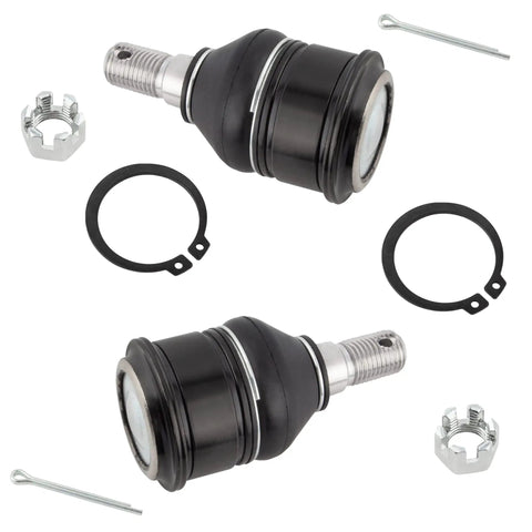 Front Suspension Lower Ball Joint Set 2 Piece For Honda CR-V 2002 2003 2004 2005 2006 2.4L L4 Engine Driver Side And Passenger Side Replacement K80223 Premium Heavy Duty Steel, pair with cotter pins and clips