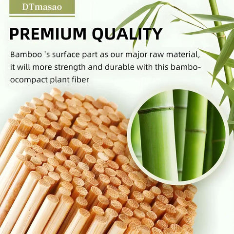 Six Inch Bamboo Skewers Pack Of 200 For BBQ Grilling Kabobs Fruit Appetizers And Party Desserts 3mm Thick Natural Wood Sticks